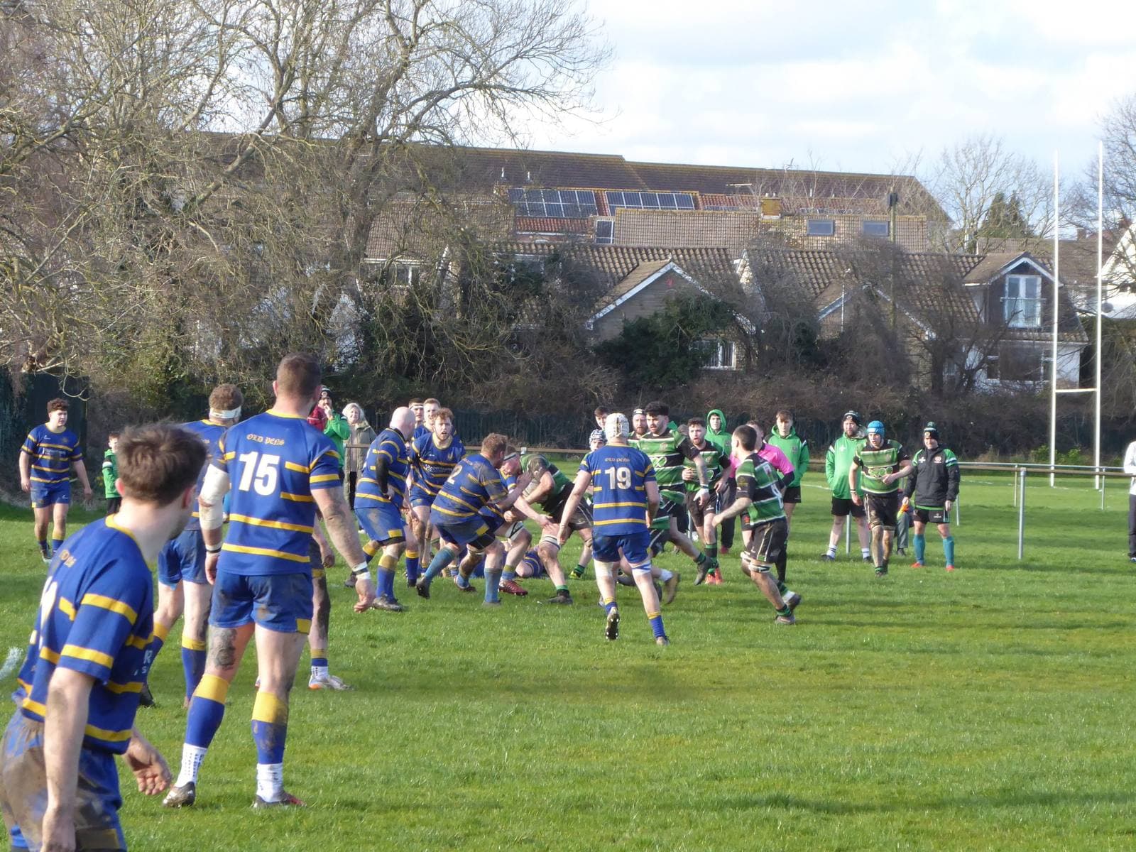 Old Penarthians match action