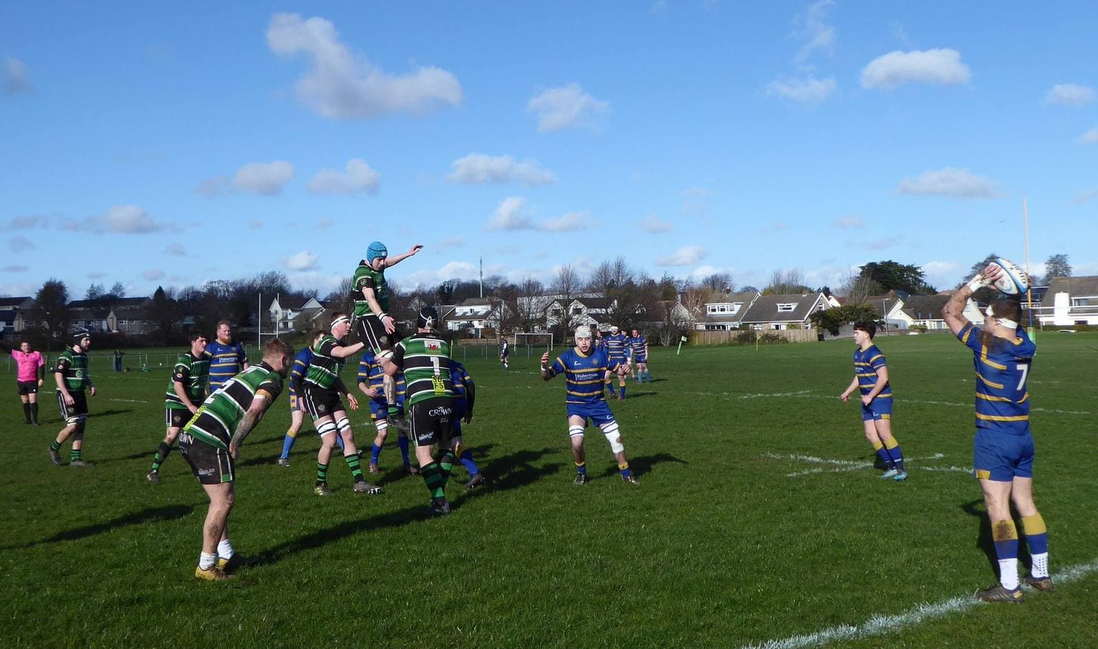 Old Penarthians lineout